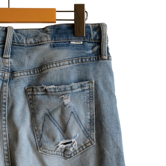 Mother Superior Tomcat Light Blue Distressed Jeans Size 29 - Picture 11 of 16